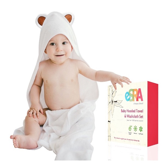 100% Bamboo Baby towel and wash cloth set - Picture 1 of 3